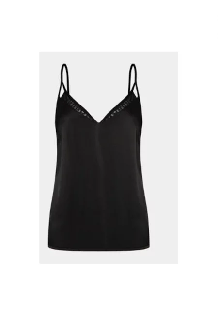 Дамска нощница -  303806743 - Вискоза - M INTL - Черен