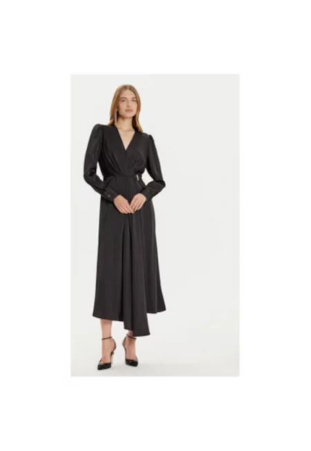 Дамска рокля -  304449666 - Полиестер - Черен - Черен