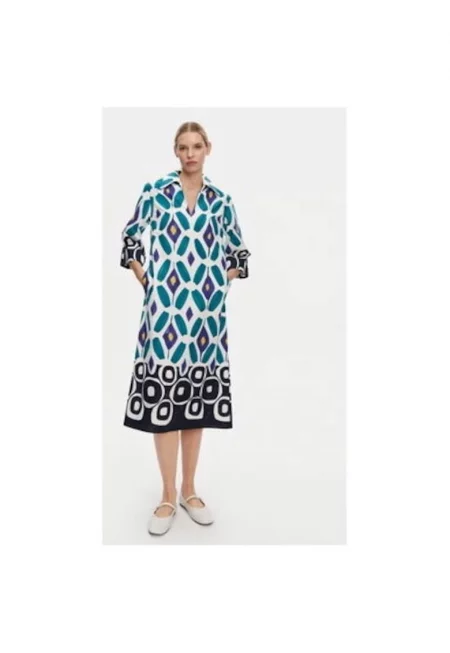 Дамска рокля -  45979 - Многоцветен