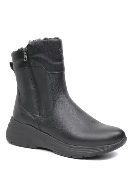 Дамски боти D6682 01 черни -