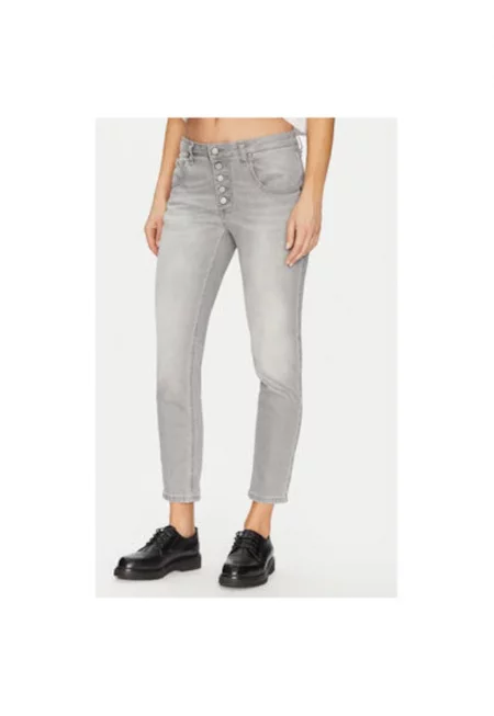 Дамски дънки -  305350794 - Памук - Сив - Сив