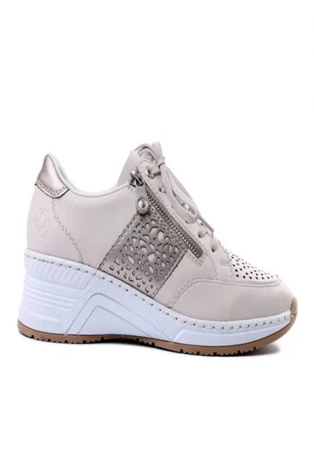 Дамски обувки -  естествена кожа - бежови