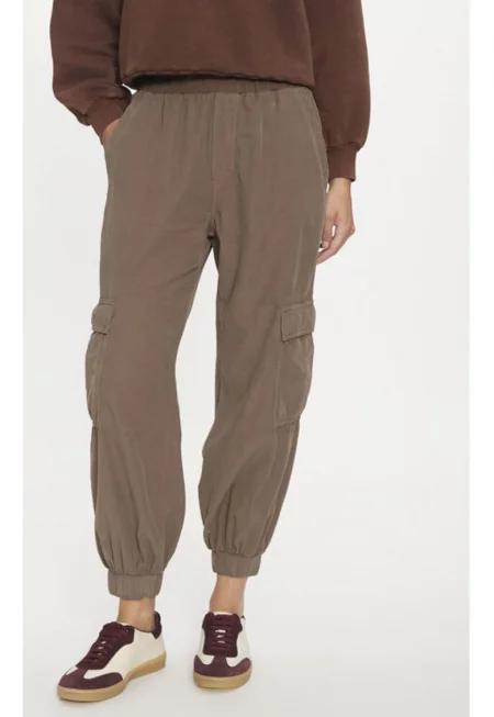 Дамски панталон -  304530692 - Памук - S INTL - Кафяв