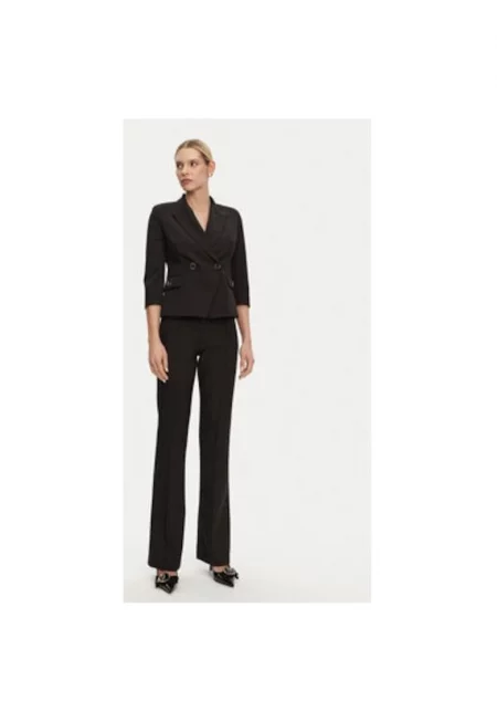 Дамски панталон -  305290991 - Полиестер - Черен