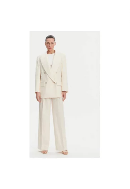 Дамски панталон  P25CPPA01901 - Вискоза/Полиестер - Екрю