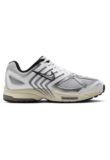 Дамски спортни обувки  Pegasus - бял/черен - еко кожа - омекотяване Nike Air - каучукова подметка тип вафла