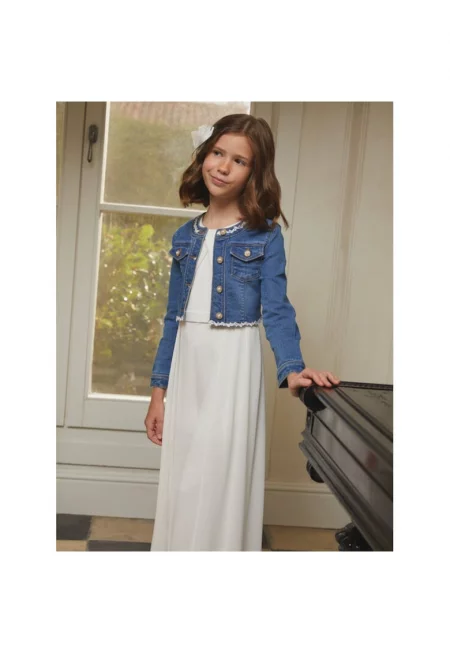 Детски гащеризон -  304035036 - Полиестер - 152 см - Бял