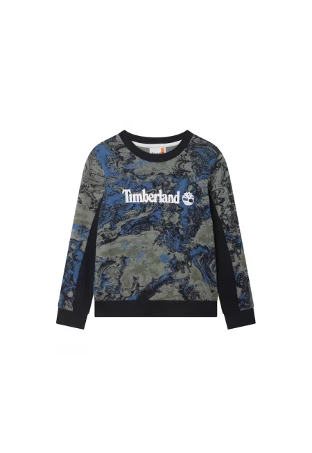 Детски суичър -  Памук/Полиестер - Зелен