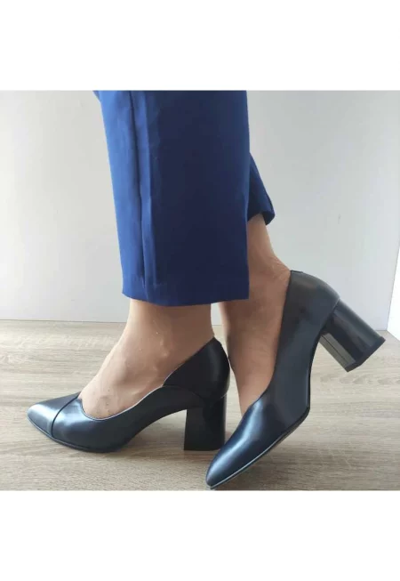 Елегантни дамски обувки Antono 14462 Navy Blue - тъмносини - Тъмносин