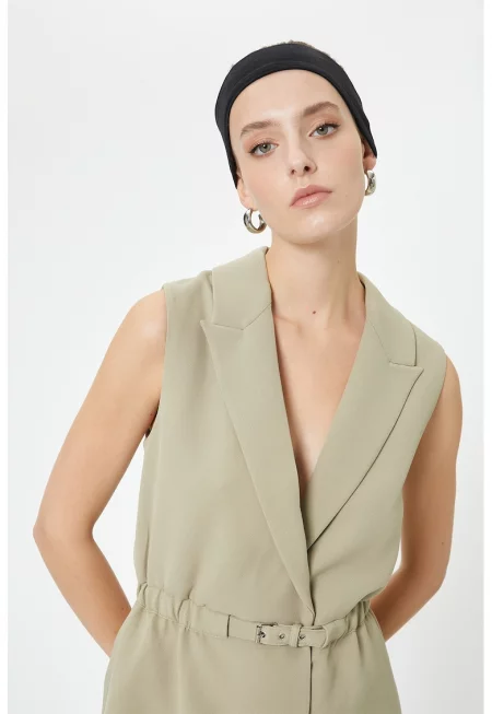 Елек без ръкави с регулируема талия