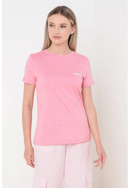 Фитнес тениска с овално деколте