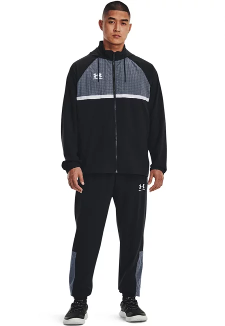 Футболен екип Accelerate с качулка - Бял/Черен/Син