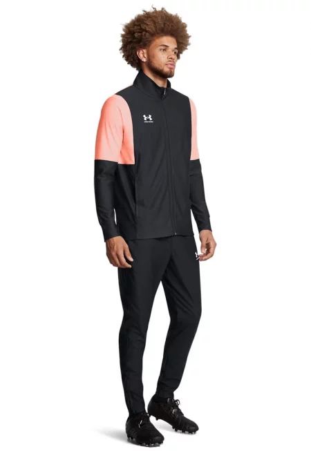 Футболен екип Challenger с лого - Черен/Корал