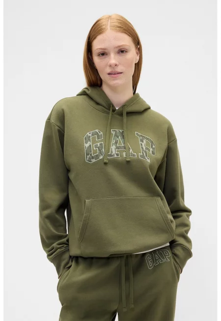 Худи с джоб кенгуру и паднали ръкави