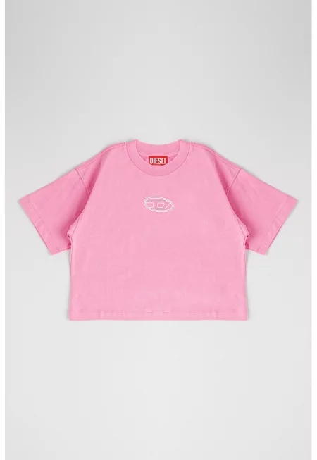 Къса тениска Tixan с лого