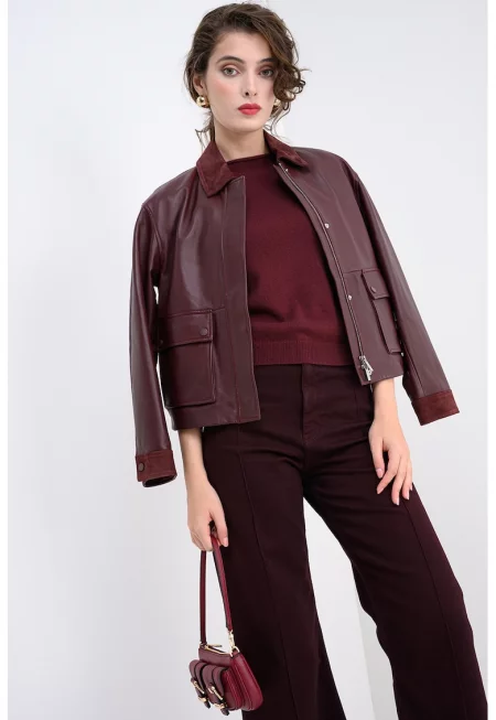 Кашмирен пуловер с овално деколте