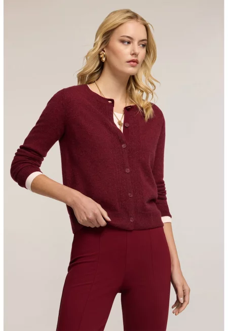 Кашмирена жилетка с копчета