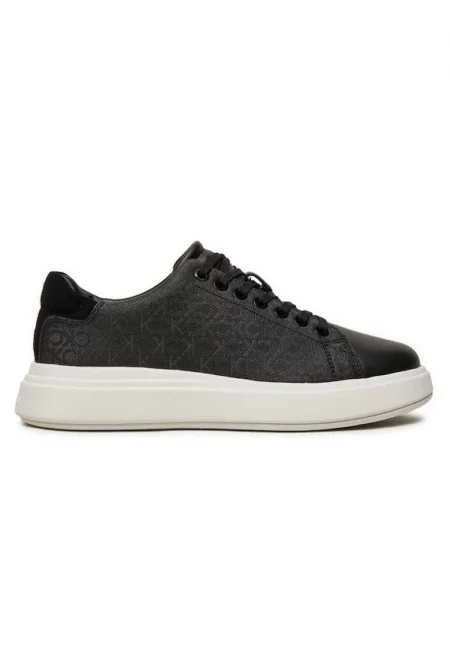 Кецове  за Calvin Klein - CUPSOLE LACE UP - SUEDEBT - HW0HW02404-0F4 - Черни