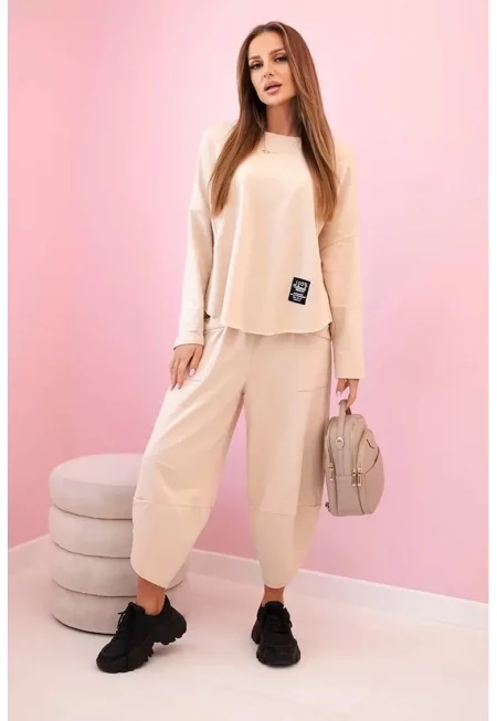 Комплект спортна блуза и панталони - Един размер