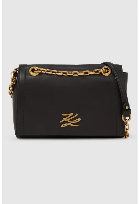 Кожена чанта с лого