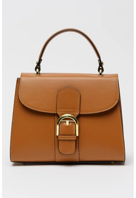 Кожена чанта с отделяща се презрамка