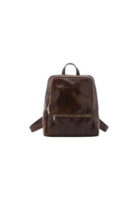 Кожена раница - Тъмнокафяв