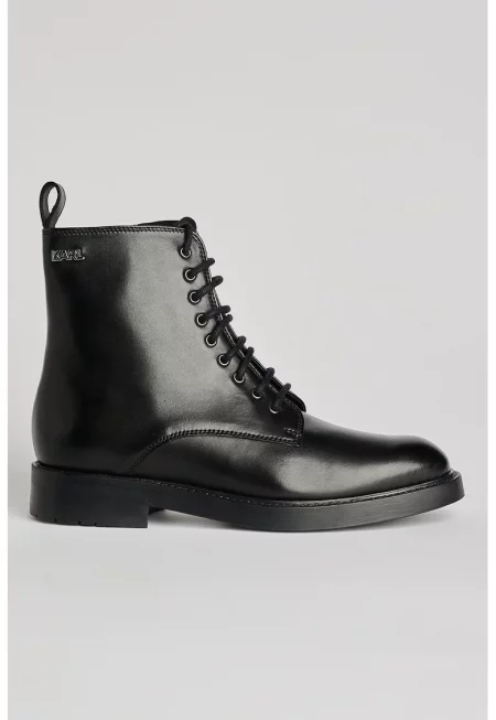 Кожени боти - Черен
