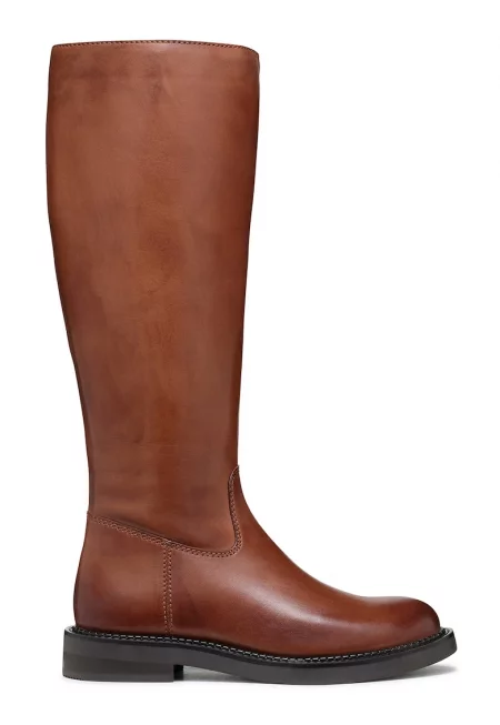 Кожени ботуши - Канелено кафяво