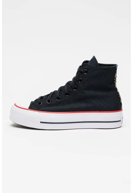 Маратонки Chuck Taylor All Star с равна платформа - Черен