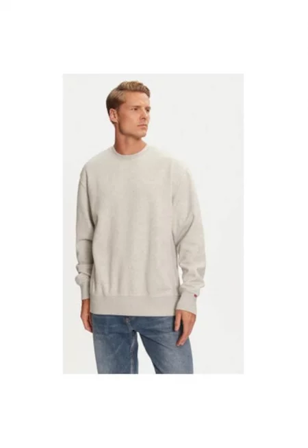 Мъжка блуза -  304237126 - Памук - Сив - Сив