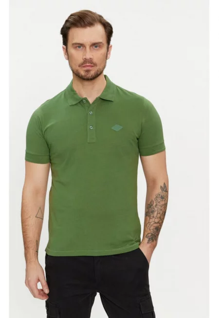 Мъжка тениска -  303873271 - Памучен - Зелен - Зелен