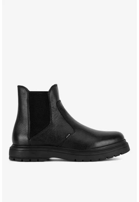 Мъжки ботуши  5903419561641 - Естествена кожа - Черен