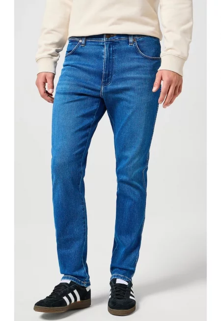 Мъжки дънки  River - памук/еластан - син