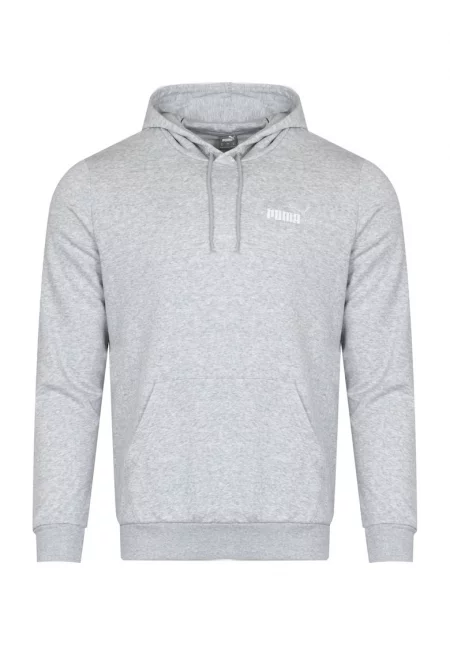 - мъжки суичър с качулка ESS Logo Hoodie TR със СИВ цип