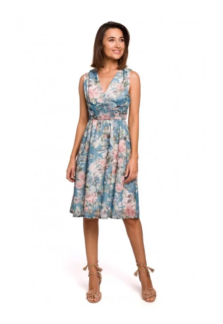 Многоцветна лятна рокля