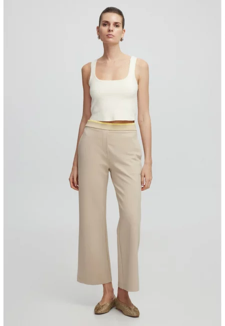 Панталон с джобове - Камел