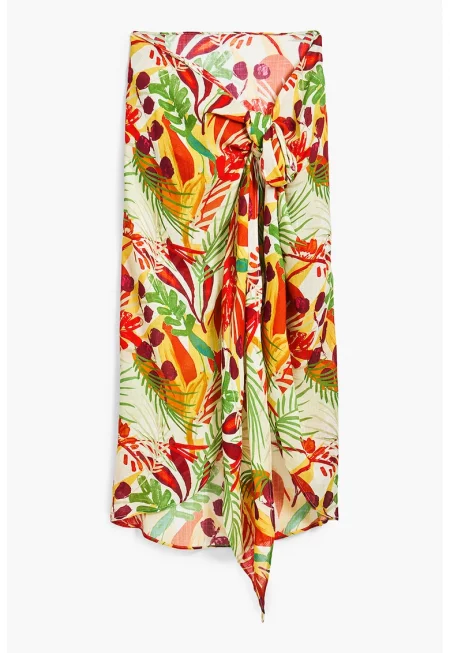 Парео с тропически принт - Многоцветен