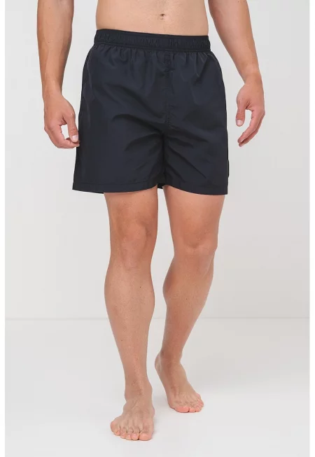 Плувни шорти с еластична талия - Черен/Ултрамарин синьо