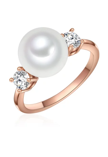 Пръстен с покритие от 14К злато - Розово златисто