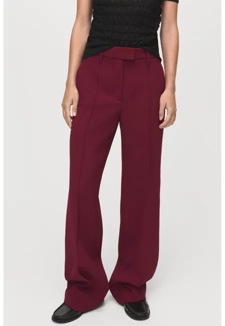 Прав панталон с миди талия