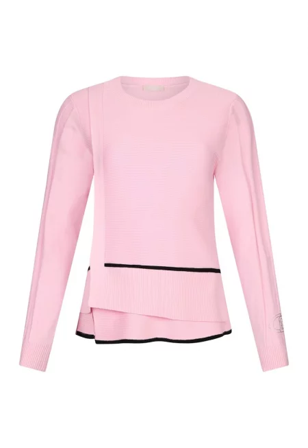 Пуловер с дипли - Светлорозов