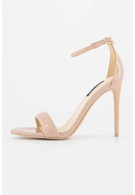 Сандали Teeya с каишка на глезена - Прашно розово