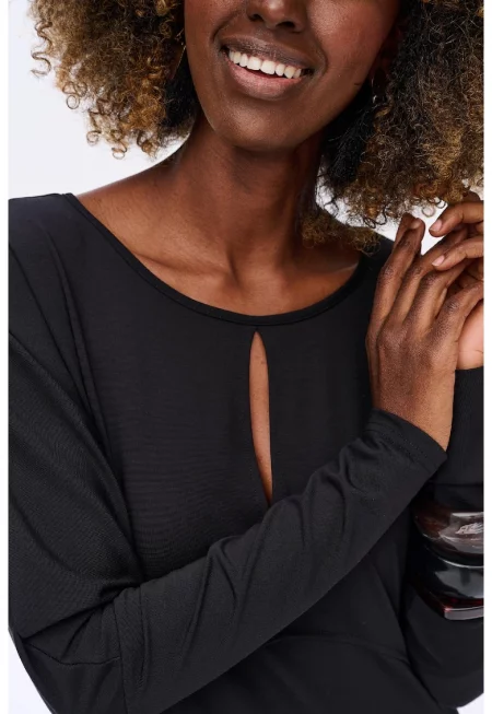 синя сянка - Рокля от фино плетиво