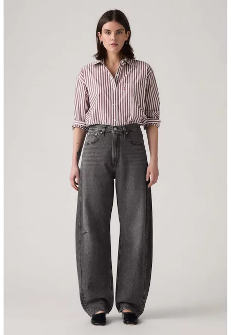 Скъсени дънки с широк крачол