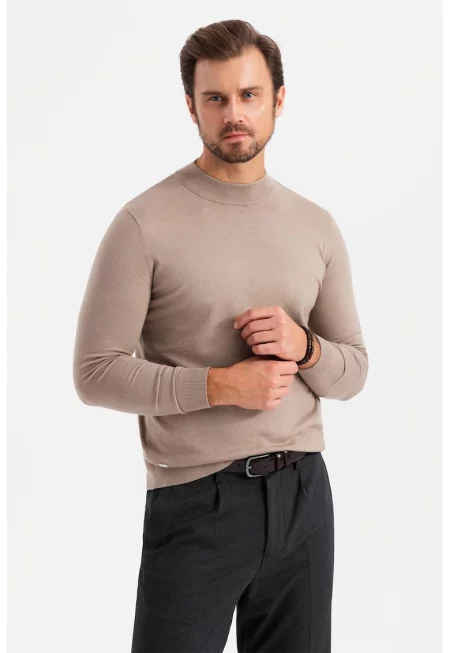 Слим пуловер с фина плетка