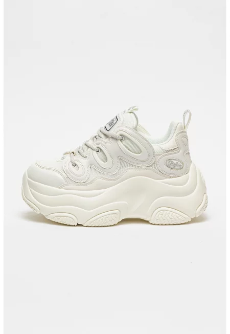 Спортни обувки Prowler от еко кожа - Мръснобял