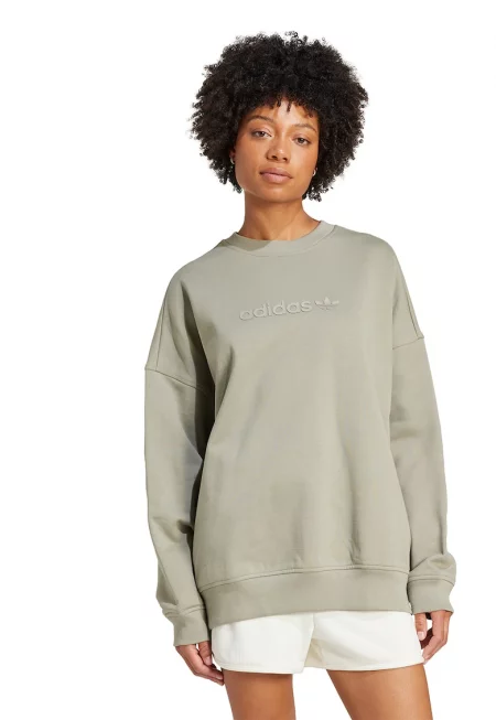 Суитшърт с лого - Зелени аспержи