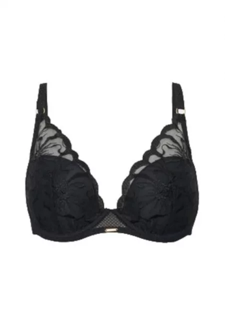 Сутиен - Шантел - черен - полиамид - полиестер - еластан