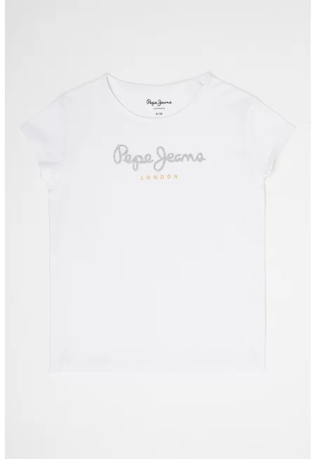 Тениска Hana с бляскаво лого