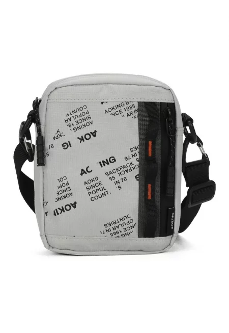 Унисекс чанта през рамо с отделяща се презрамка - Сив